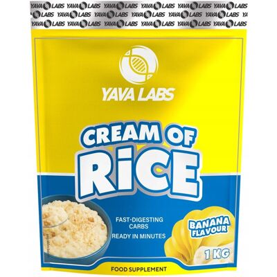 Inny producent Cream Of Rice 1 kg Yava Labs Kleik Ryżowy Dla Sportowców o Smaku Bananowym Inny producent Cream Of Rice 1 kg Yava Labs Kleik Ryżowy Dla Sportowców o Smaku Bananowym
