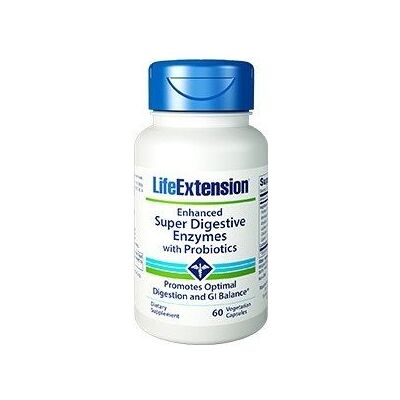 Life Extension Ulepszone Super Enzymy Trawienne z Probiotykami - 60 Veg Caps Life Extension Ulepszone Super Enzymy Trawienne z Probiotykami - 60 Veg Caps