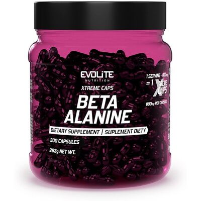Evolite Beta Alanine 800mg Xtreme 300 Kapsułek Evolite Beta Alanine 800mg Xtreme 300 Kapsułek