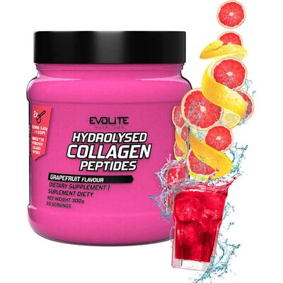 Evolite Hydrolizowane Peptydy Kolagenowe 300g Grejpfrut Evolite Hydrolizowane Peptydy Kolagenowe 300g Grejpfrut