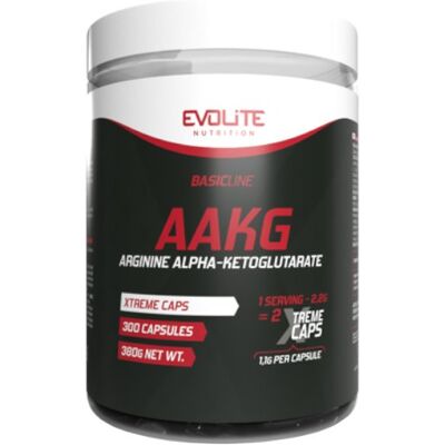 Evolite Nutrition, Aminokwasy, AAKG Xtreme, 300 kaps Evolite Nutrition, Aminokwasy, AAKG Xtreme, 300 kaps