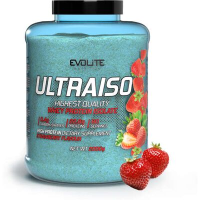 Evolite Nutrition Ultraiso 2000g Strawberry Evolite Nutrition Ultraiso 2000g Strawberry