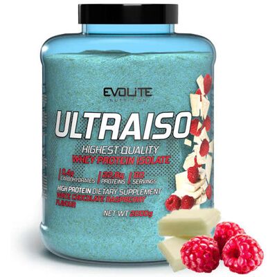 Evolite Nutrition Ultraiso 2000g White Chocolate Raspberry Evolite Nutrition Ultraiso 2000g White Chocolate Raspberry
