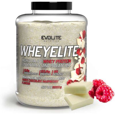 Evolite Nutrition Wheyelite 2000g White Chocolate Raspberry Evolite Nutrition Wheyelite 2000g White Chocolate Raspberry