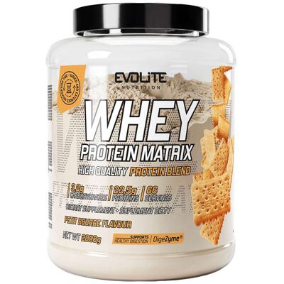 Evolite Whey Protein Matrix 2000 G Petit Beurre Evolite Whey Protein Matrix 2000 G Petit Beurre