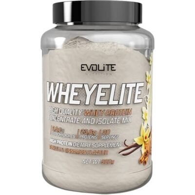 Evolite Nutrition Evolite WheyElite 900g odżywka białkowa WPC + WPI - wanilia-cynamon Evolite Nutrition Evolite WheyElite 900g odżywka białkowa WPC + WPI - wanilia-cynamon