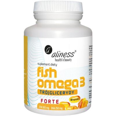 Aliness Fish Omega 3 Trójglicerydy Forte - Suplement Aliness Fish Omega 3 Trójglicerydy Forte - Suplement