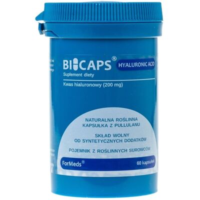 ForMeds Bicaps Kwas Hialuronowy Kapsułki Wegan - Suplement ForMeds Bicaps Kwas Hialuronowy Kapsułki Wegan - Suplement