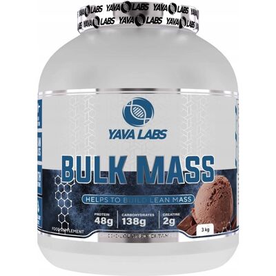 Inny producent Gainer dla sportowców Bulk Mass Yava Labs Czekoladowy 3000g Inny producent Gainer dla sportowców Bulk Mass Yava Labs Czekoladowy 3000g