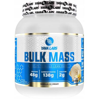 Inny producent Gainer dla sportowców Bulk Mass Yava Labs Lody Waniliowe 1500g Inny producent Gainer dla sportowców Bulk Mass Yava Labs Lody Waniliowe 1500g