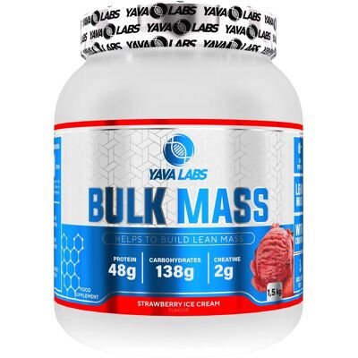 Inny producent Gainer dla sportowców Bulk Mass Yava Labs Truskawkowy 1.5kg Inny producent Gainer dla sportowców Bulk Mass Yava Labs Truskawkowy 1.5kg