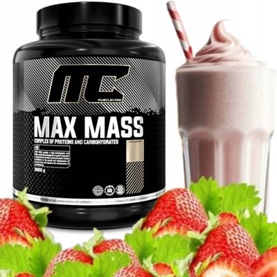 Inny producent GAINER na masę BIAŁKO WĘGLOWODANY Muscle Care Max Mass 3000g TRUSKAWKA Inny producent GAINER na masę BIAŁKO WĘGLOWODANY Muscle Care Max Mass 3000g TRUSKAWKA