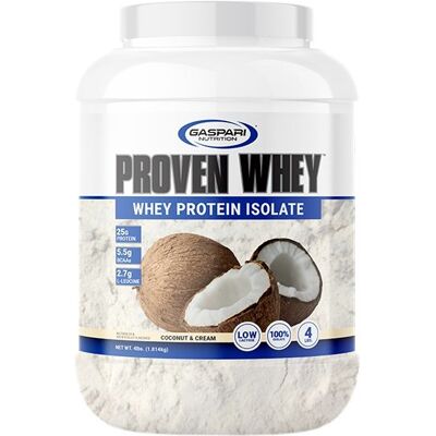 Gaspari Nutrition Proven Whey Protein Isolate - Izolat Wpi 1814g Kokos Gaspari Nutrition Proven Whey Protein Isolate - Izolat Wpi 1814g Kokos