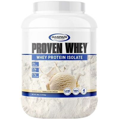 Gaspari Nutrition Proven Whey Protein Isolate - Izolat Wpi 1814g Lody Waniliowe Gaspari Nutrition Proven Whey Protein Isolate - Izolat Wpi 1814g Lody Waniliowe
