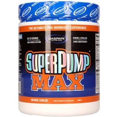 Gaspari Nutrition Super Pump Max - Przedtreningówka 500g Pomarańcza Gaspari Nutrition Super Pump Max - Przedtreningówka 500g Pomarańcza