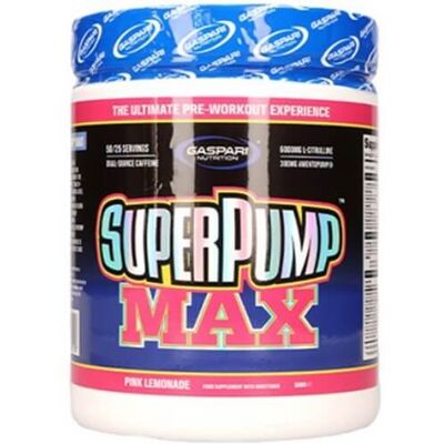 Gaspari Nutrition Super Pump Max - Przedtreningówka 500g Różowa Lemoniada Gaspari Nutrition Super Pump Max - Przedtreningówka 500g Różowa Lemoniada