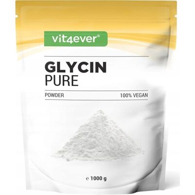 GLICYNA 1000 g WSPARCIE DLA MIĘŚNI STAWÓW I LEPSZEGO SNU VIT4EVER GLICYNA 1000 g WSPARCIE DLA MIĘŚNI STAWÓW I LEPSZEGO SNU VIT4EVER