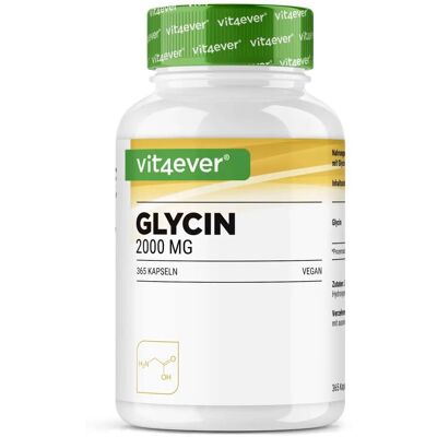GLICYNA 1000 mg 365 KAPSUŁEK WSPARCIE SNU REGENERACJI I UKŁADU NERWOWEGO VIT4EVER GLICYNA 1000 mg 365 KAPSUŁEK WSPARCIE SNU REGENERACJI I UKŁADU NERWOWEGO VIT4EVER
