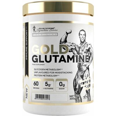 Glutamina 300g KEVIN LEVRONE Gold Regeneracja Mięśni Wydolność Siła Glutamina 300g KEVIN LEVRONE Gold Regeneracja Mięśni Wydolność Siła