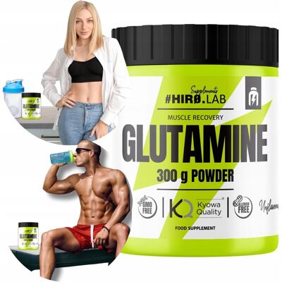 Glutamina HIRO.LAB 300g L-Glutamine Regeneracja Wegańska Proszek 60 Porcji Glutamina HIRO.LAB 300g L-Glutamine Regeneracja Wegańska Proszek 60 Porcji