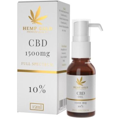 Golden Hemp, Olejek CBD 10% (Full Spectrum), Suplement diety Golden Hemp, Olejek CBD 10% (Full Spectrum), Suplement diety