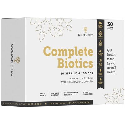 Golden Tree Complete Biotics - Probiotyki dla zdrowia jelit Golden Tree Complete Biotics - Probiotyki dla zdrowia jelit
