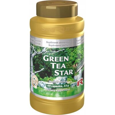 GREEN TEA STAR - Starlife - zielona herbata - stres, trawienie, odchudzanie GREEN TEA STAR - Starlife - zielona herbata - stres, trawienie, odchudzanie