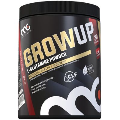 Muscle Clinic,Noble Pharma GrowUp - L-glutamina w proszku, 300 g / 30 porcji Muscle Clinic,Noble Pharma GrowUp - L-glutamina w proszku, 300 g / 30 porcji