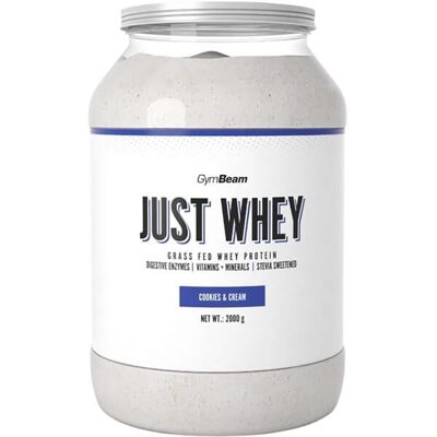 GymBeam Just Whey 2000g - białko WPC + WPI + WPH - ciastko z kremem GymBeam Just Whey 2000g - białko WPC + WPI + WPH - ciastko z kremem