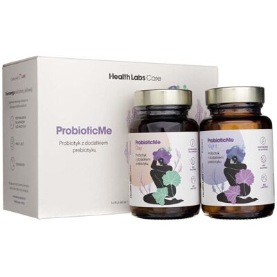 HealthLabs ProbioticMe - Suplement Dzienno-Nocny - 2x30 kapsułek HealthLabs ProbioticMe - Suplement Dzienno-Nocny - 2x30 kapsułek