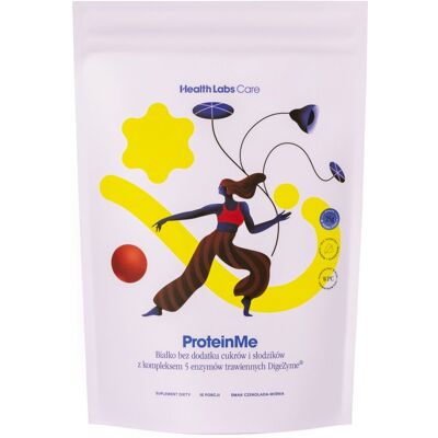 Health Labs Care, ProteinMe, Białko bez dodatku cukru i słodzików o smaku czekolady z wiśnią , 519 g Health Labs Care, ProteinMe, Białko bez dodatku cukru i słodzików o smaku czekolady z wiśnią , 519 g