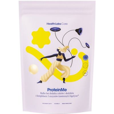 Health Labs Care, ProteinMe, Białko bez dodatku cukru i słodzików o smaku wanilii, 472,5 g Health Labs Care, ProteinMe, Białko bez dodatku cukru i słodzików o smaku wanilii, 472,5 g