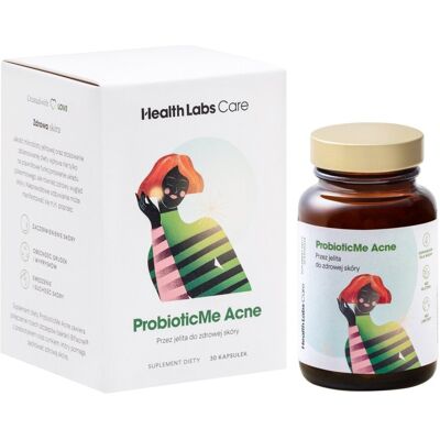 Health Labs Care ProbioticMe Acne - Suplement probiotyczny na trądzik, 30 kapsułek Health Labs Care ProbioticMe Acne - Suplement probiotyczny na trądzik, 30 kapsułek