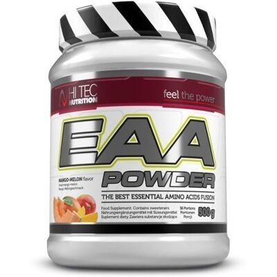 HI TEC, Aminokwasy, EAA Powder, 500g, malina HI TEC, Aminokwasy, EAA Powder, 500g, malina