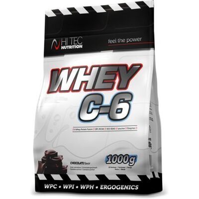 Hi Tec, Odżywka Białkowa, Whey C-6, 1000g, Banan Hi Tec, Odżywka Białkowa, Whey C-6, 1000g, Banan
