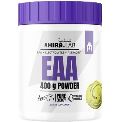 HIRO.LAB aminokwasy EAA + Elektrolity + AstraGin Powder 400g zielone jabłko HIRO.LAB aminokwasy EAA + Elektrolity + AstraGin Powder 400g zielone jabłko