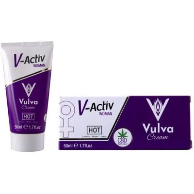 Hot V-Activ Vulva Cream - Cbd 50ml Hot V-Activ Vulva Cream - Cbd 50ml