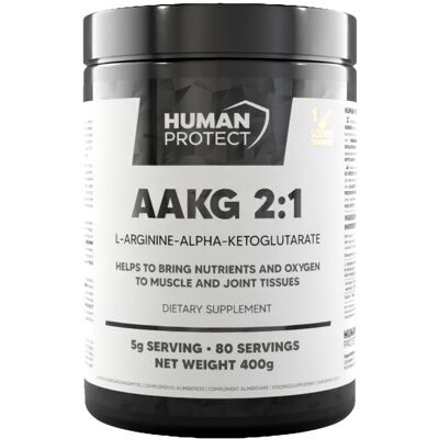 Inny producent Human Protect AAKG 2:1 400g Arginina Pompa Mięśniowa - Naturalny Inny producent Human Protect AAKG 2:1 400g Arginina Pompa Mięśniowa - Naturalny