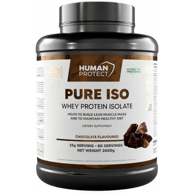 inna (Inny) Human Protect PURE WHEY ISOLATE 2000g BIAŁKO IZOLAT WPI Czekolada 2kg inna (Inny) Human Protect PURE WHEY ISOLATE 2000g BIAŁKO IZOLAT WPI Czekolada 2kg
