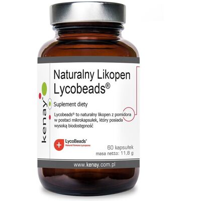 Kenay, Naturalny Likopen Lycobeads®, Suplement Diety, 60 Kaps. Kenay, Naturalny Likopen Lycobeads®, Suplement Diety, 60 Kaps.