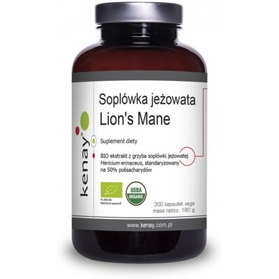 Kenay Grzywa Lwa - 300 Kapsułek - Suplement diety Kenay Grzywa Lwa - 300 Kapsułek - Suplement diety