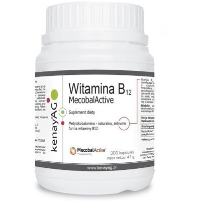 Kenay Witamina B12 Methylocobalamin 500mcg - Wsparcie Energii i Nerwów Kenay Witamina B12 Methylocobalamin 500mcg - Wsparcie Energii i Nerwów