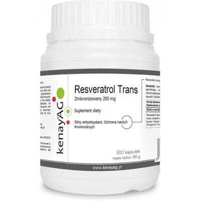 Kenay Zmikronizowany Resveratrol 200 Mg - Suplement diety Kenay Zmikronizowany Resveratrol 200 Mg - Suplement diety