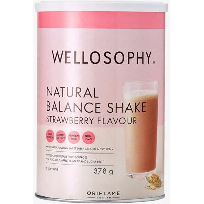 Koktajl Wysokobiałkowy Wysokobłonnikowy Natural Balance Wellosophy Truskawk ,Suplement diety Koktajl Wysokobiałkowy Wysokobłonnikowy Natural Balance Wellosophy Truskawk ,Suplement diety