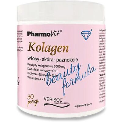 Pharmovit Kolagen Brzoskwinia-Banan - Suplement 174G - Formuła Piękno Pharmovit Kolagen Brzoskwinia-Banan - Suplement 174G - Formuła Piękno