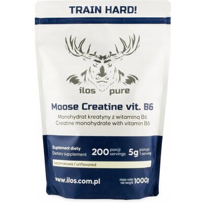 inna (Inny) KREATYNA MONOHYDRAT 1000g ilos SIŁA ŁOSIA - smak naturalny pure CZYSTA 1kg inna (Inny) KREATYNA MONOHYDRAT 1000g ilos SIŁA ŁOSIA - smak naturalny pure CZYSTA 1kg