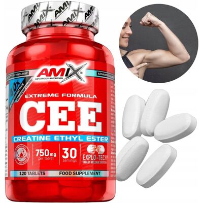 inna (Inny) Kreatyna Monohydrat CEE Ester Etylowy 120 Tabletek creatine ethyl ester inna (Inny) Kreatyna Monohydrat CEE Ester Etylowy 120 Tabletek creatine ethyl ester