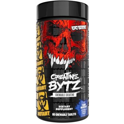 Inny producent KREATYNA MONOHYDRAT MUTANT Creatine Bytz 80tabs tangy blue razz Inny producent KREATYNA MONOHYDRAT MUTANT Creatine Bytz 80tabs tangy blue razz