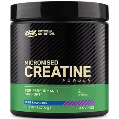 Kreatyna OPTIMUM NUTRITION 247g Monohydrat Borówka Siła Masa 55 Porcji Kreatyna OPTIMUM NUTRITION 247g Monohydrat Borówka Siła Masa 55 Porcji