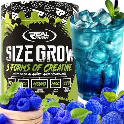 Inny producent KREATYNA stak kreatynowy JABŁCZAN Real Pharm Size Grow 675g BLUE RASPBERRY Inny producent KREATYNA stak kreatynowy JABŁCZAN Real Pharm Size Grow 675g BLUE RASPBERRY